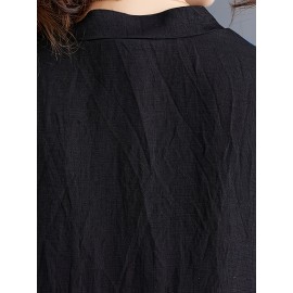 スタイリッシュでエレガントなパッチワークカジュアルルーズ春夏薄手半袖ドレス