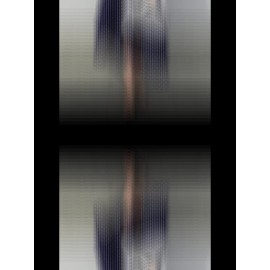 ミディアム＆ロングウェーブ ドット ラウンドネック 不規則テントスカート