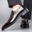 夏新作 メンズビジネス用 通気性抜群 英国スタイル 万能高さアップ トリプルジョイント カジュアルスクエアトゥシューズ