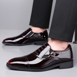 夏新作 メンズビジネス用 通気性抜群 英国スタイル 万能高さアップ トリプルジョイント カジュアルスクエアトゥシューズ