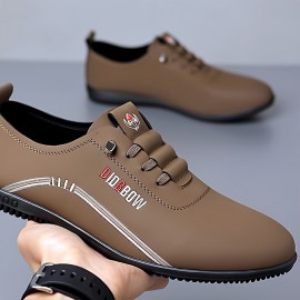 メンズ通気性スリッポンビジネスカジュアルシューズ - 軽量EVAソール、ソフトアッパー、ドライブやミーティングに最適、ベージュ、ビジネスカジュアルフットウェア | スタイリッシュなメンズシューズ | 耐久性のある構造