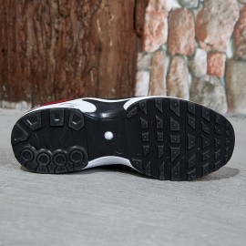 アウトドアウォーキングやジムトレーニングに適した無地のレースアップランニングシューズ、四季通用で通気性があり快適なメンズスポーツシューズ、滑り止めで快適なローファー、カジュアルで多機能な通気性のあるメンズカジュアルシューズ、滑りにくく耐久性のあるランニングシューズ、メンズ通気性ニットランニングスポーツシューズ