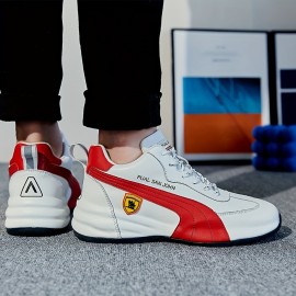 女性の無地カジュアルスニーカー、スリップオンプラットフォームソフトソールウォーキングシューズ、滑り止め耐摩耗シューズ