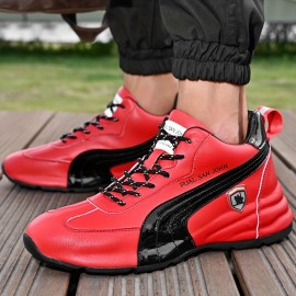 女性の無地カジュアルスニーカー、スリップオンプラットフォームソフトソールウォーキングシューズ、滑り止め耐摩耗シューズ