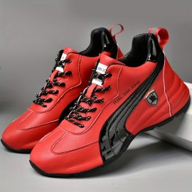 女性の無地カジュアルスニーカー、スリップオンプラットフォームソフトソールウォーキングシューズ、滑り止め耐摩耗シューズ