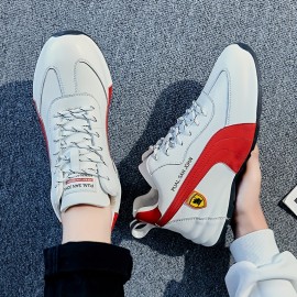 女性の無地カジュアルスニーカー、スリップオンプラットフォームソフトソールウォーキングシューズ、滑り止め耐摩耗シューズ