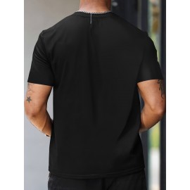 「Make Me Famous」3Dスケルトンプリント メンズTシャツ - カジュアル半袖、通気性ポリエステル、夏とハロウィンに最適