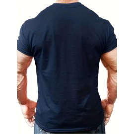 メンズ サマーカジュアルストリートウェアTシャツ - ホワイトベアグラフィックプリント「セルフィー」テキスト付き、半袖ラウンドネック、通気性レギュラーフィット、洗濯機可