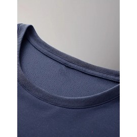 メンズ サマーカジュアルストリートウェアTシャツ - ホワイトベアグラフィックプリント「セルフィー」テキスト付き、半袖ラウンドネック、通気性レギュラーフィット、洗濯機可