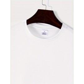 メンズカジュアルペンギングラフィックTシャツ - ソフト、快適、通気性のある夏用Tシャツ、スタイリッシュなペンギンデザイン、日常着やスポーツアクティビティに最適、スポーティカジュアルウェア | ペンギンプリントトップ | 快適フィット、ペンギンアクセサリー