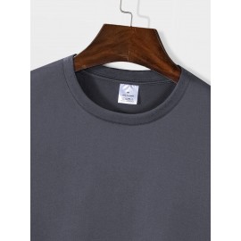 メンズカジュアルペンギングラフィックTシャツ - ソフト、快適、通気性のある夏用Tシャツ、スタイリッシュなペンギンデザイン、日常着やスポーツアクティビティに最適、スポーティカジュアルウェア | ペンギンプリントトップ | 快適フィット、ペンギンアクセサリー