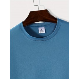 メンズカジュアルペンギングラフィックTシャツ - ソフト、快適、通気性のある夏用Tシャツ、スタイリッシュなペンギンデザイン、日常着やスポーツアクティビティに最適、スポーティカジュアルウェア | ペンギンプリントトップ | 快適フィット、ペンギンアクセサリー