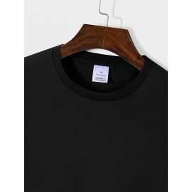 メンズカジュアルペンギングラフィックTシャツ - ソフト、快適、通気性のある夏用Tシャツ、スタイリッシュなペンギンデザイン、日常着やスポーツアクティビティに最適、スポーティカジュアルウェア | ペンギンプリントトップ | 快適フィット、ペンギンアクセサリー