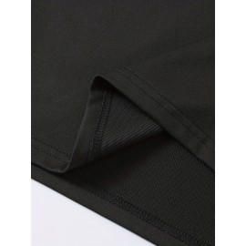 メンズカジュアルペンギングラフィックTシャツ - ソフト、快適、通気性のある夏用Tシャツ、スタイリッシュなペンギンデザイン、日常着やスポーツアクティビティに最適、スポーティカジュアルウェア | ペンギンプリントトップ | 快適フィット、ペンギンアクセサリー