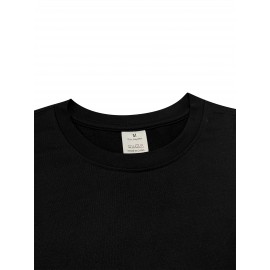 メンズナナグラフィックTシャツ - 茶色のカジュアルなクルーネックTシャツ、スタイリッシュなプリント、快適な夏のアウトドアウェア、洗濯機で洗える、レギュラーフィット