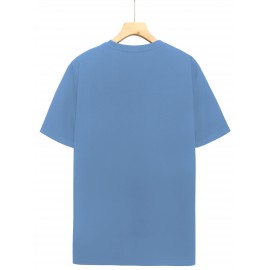 メンズナナグラフィックTシャツ - 茶色のカジュアルなクルーネックTシャツ、スタイリッシュなプリント、快適な夏のアウトドアウェア、洗濯機で洗える、レギュラーフィット