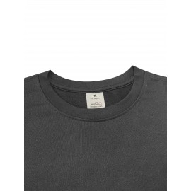 メンズナナグラフィックTシャツ - 茶色のカジュアルなクルーネックTシャツ、スタイリッシュなプリント、快適な夏のアウトドアウェア、洗濯機で洗える、レギュラーフィット