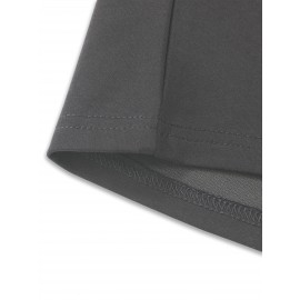 メンズナナグラフィックTシャツ - 茶色のカジュアルなクルーネックTシャツ、スタイリッシュなプリント、快適な夏のアウトドアウェア、洗濯機で洗える、レギュラーフィット